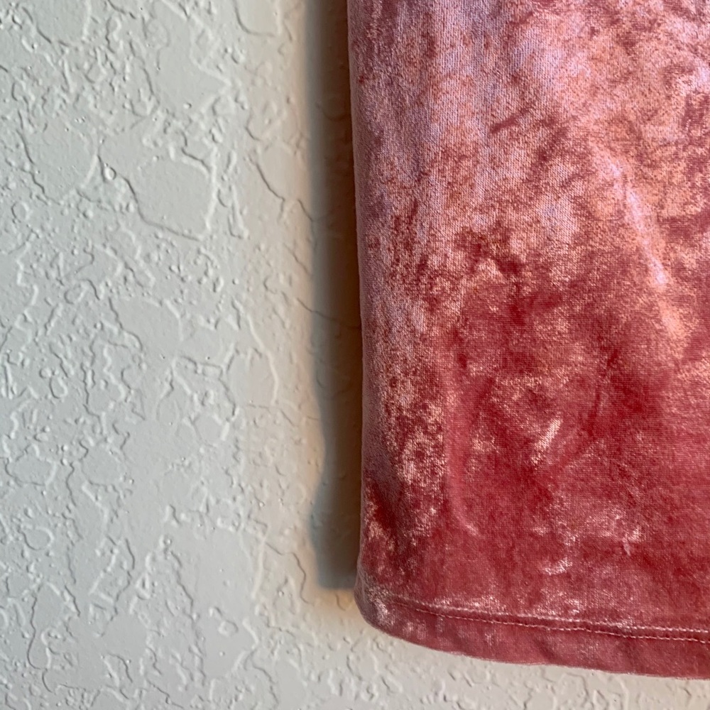 Pink Bodycon dress - crushed velvet - Picture 4 of 11